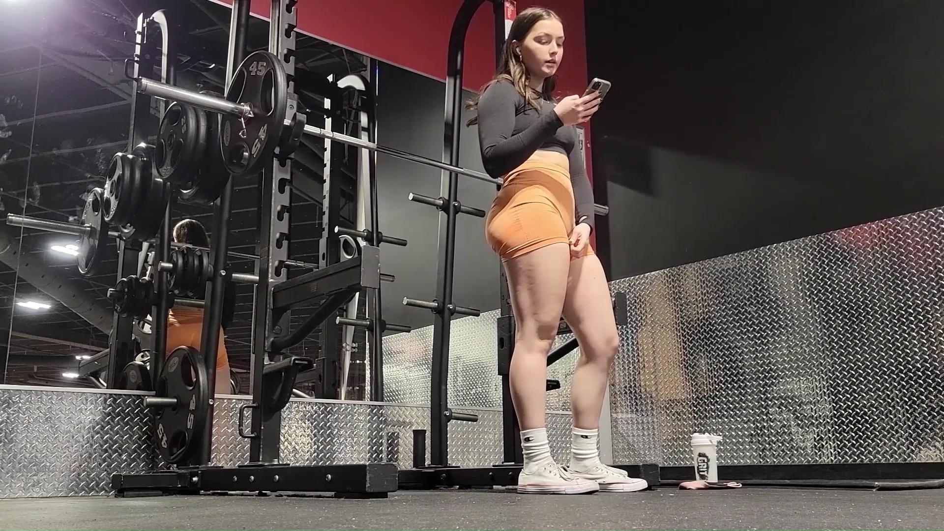 College Dime Piece PAWG Babe In Orange Holy Fuck